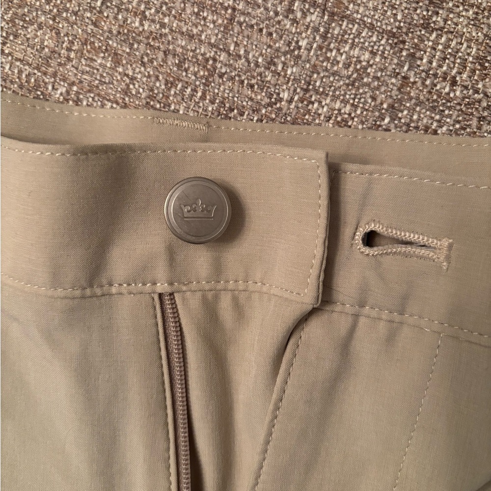 Peter Millar Beige Flat-Front Performance Shorts - image 6